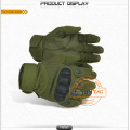 Excellente fibre cuir respirant gants tactiques